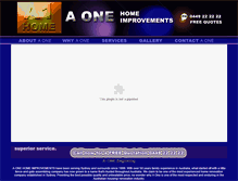 Tablet Screenshot of a1home.com.au